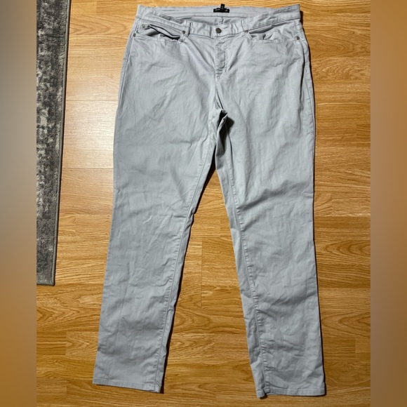 EILEEN FISHER- Organic Cotton Denim Slim Jean - Picture 2 of 5